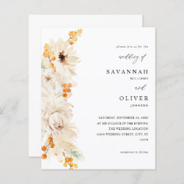 Boige do Orçamento e Casamento Floral Laranja