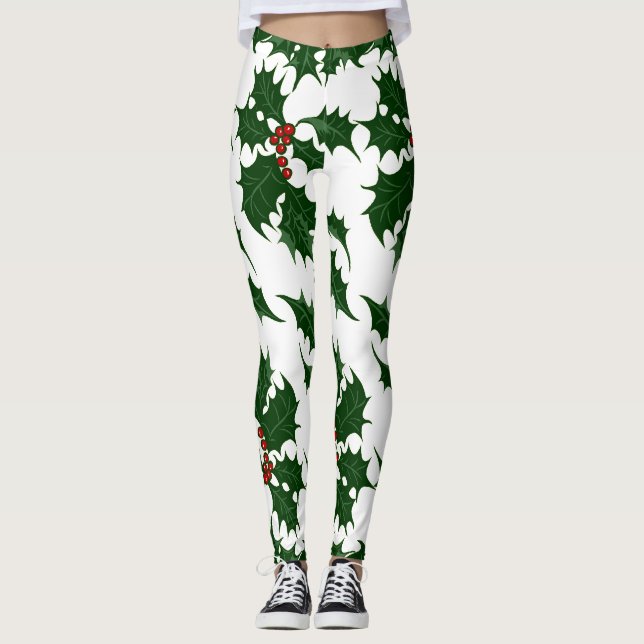 Boinas de Natal e Leggings de Berries (Frente)