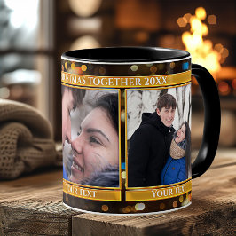 Bokeh Sparaking Lights 3 Fotografias Caneca de Nat