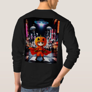 Bokuchander UFO design trava camisa longa