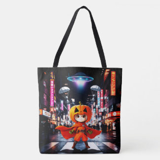 Bokuchander UFO Tote bag (L)(ボ ク ン ダ UFOトャ(L))