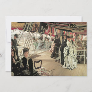 Bola a Bordo por James Tissot, Arte Vitoriano
