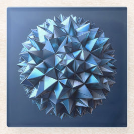 bola abstrata de pirâmides irregulares