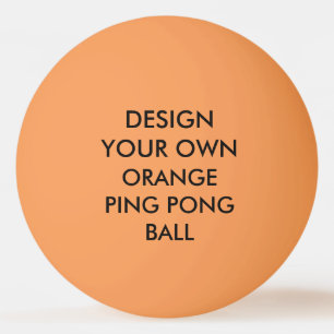 Bola ALARANJADA personalizada costume de Pong do