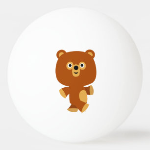Bola assertiva bonito de Pong do sibilo do urso