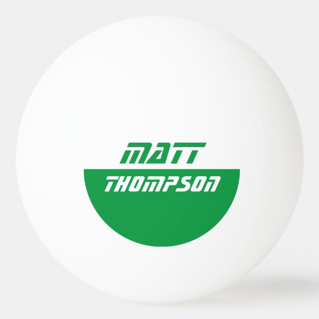 bola com nome verde (Frente)