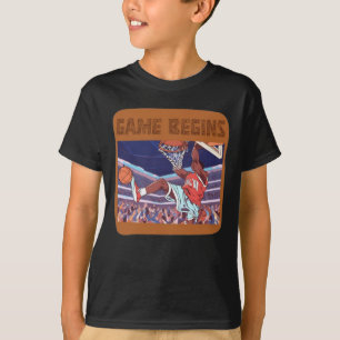 bola de basquete começa T-Shirt