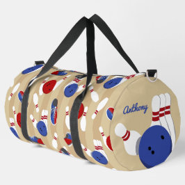 Bola de boliche e pinos personalizados