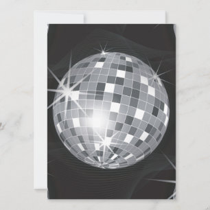 bola de disco prateado