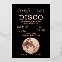 Bola de discoteca cintilante em ouro rosado Última