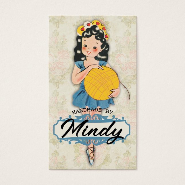 Bola de fios de tricô de bailarina (Frente)