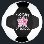 Bola De Futebol 100 Dias De Professora De Alfabeto Escolar 100 Dia<br><div class="desc">100 Dias De Escola Alfabeto 100. º Dia De Professores Crianças</div>