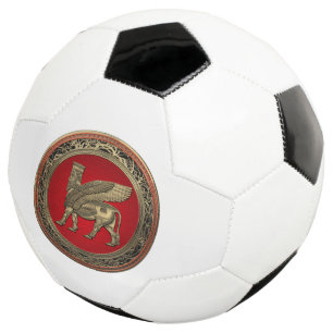 Bola De Futebol [310] Touro Assírio - Dourado Lamaçu
