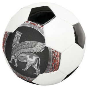Bola De Futebol [310] Touro Assírio - Silver Lamaçu