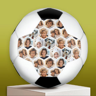 Bola De Futebol 6 Fotografia Collage honeycomb - BE DOENTE