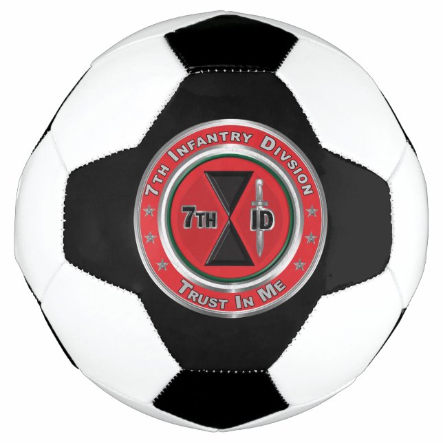 Bola De Futebol 7ª Divisão de Infantaria MENOR PREÇO (Frente)