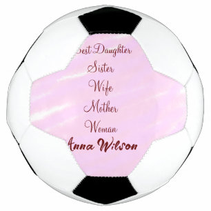 Bola De Futebol A melhor mulher que a mãe e a filha adicionaram o 