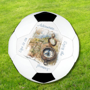 Bola De Futebol A Vida É Uma Aventura