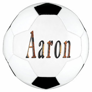 Bola De Futebol "Aaron e o Jogo da Glória" Seu Nome