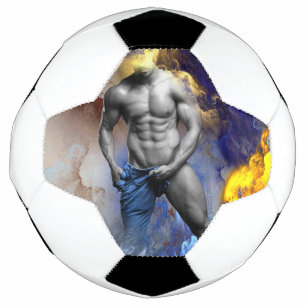 Bola De Futebol Abs de SlipperyJoe's homem sensual sem camisa sixp