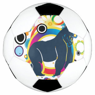 Bola De Futebol Abstrato Gorilla Soccer Ball