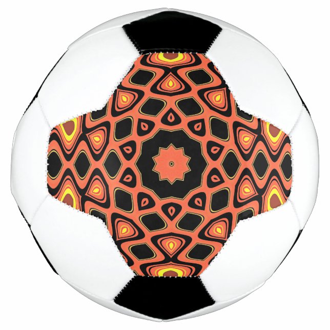 Bola De Futebol Abstrato SUNSET (Frente)