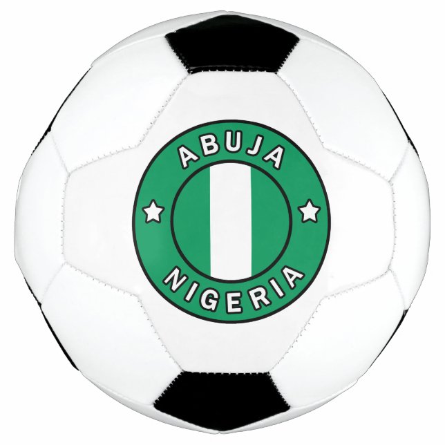 Bola De Futebol Abuja Nigéria (Frente)