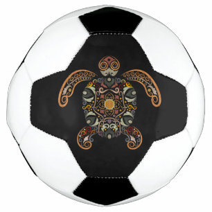 Bola De Futebol Acabamento colorido de tartaruga design de ungueir
