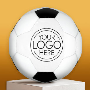 Bola De Futebol Adicione seu logotipo corporativo moderno minimali