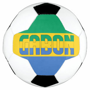 Bola De Futebol Adorável Patriótico da Bandeira do Gabão