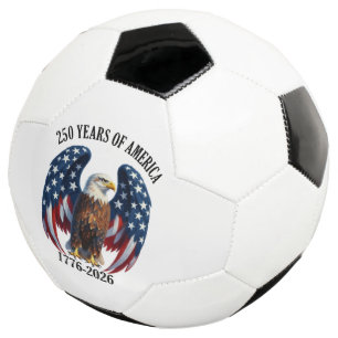 Bola De Futebol Águia Americana Patriótica 250 Anos 1776-2026
