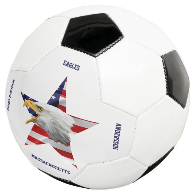 Bola De Futebol Águia Cálida Brava, A Bandeira Americana, Estrela (Três quartos)