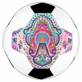 Bola De Futebol Alfabeto A mandala