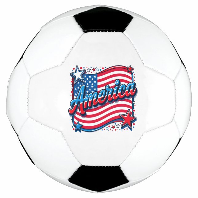 Bola De Futebol América Estilosa (Frente)