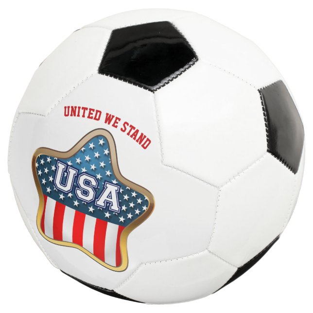 Bola de Futebol Americana em Forma de Estrelas (Três quartos)