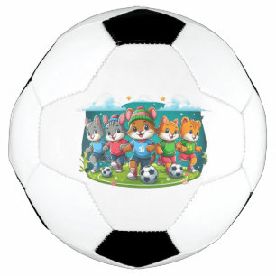 Bola De Futebol Amigos do Furry imparáveis