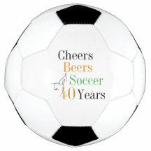 aniversário de 40 anos Soccer Abraça Cervejas Míni