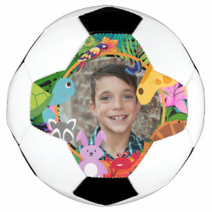Bola De Futebol Aniversário de criança Safari Selvagem Selvagem An