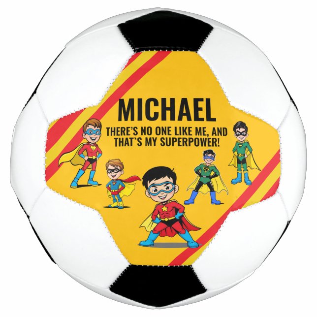 BOLA DE FUTEBOL ANTI-STRESS KIDS HERO SUPERHERO POWER TEAM (Frente)