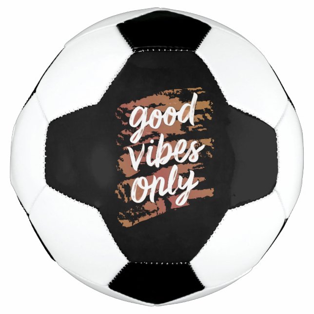 Bola De Futebol apenas boas vibrações (Frente)