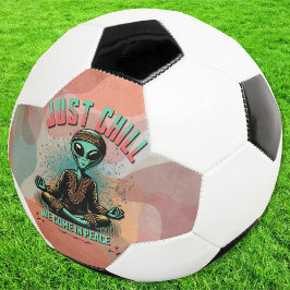 Bola De Futebol Apenas Relaxe, Viemos em Paz