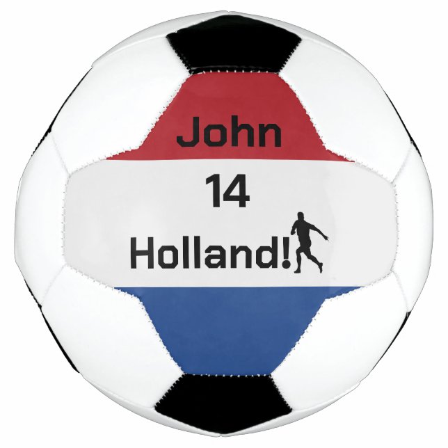 Bola De Futebol Apoiador da Bandeira Laranja (Frente)