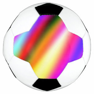Bola De Futebol Arco-íris abstrato pastel cor-de-rosa-azul ombre