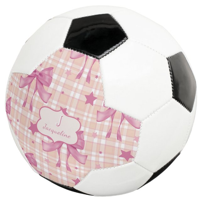 Bola De Futebol Arcos de Coquetes Femininos Rosa (Três quartos)