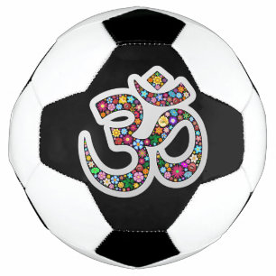Bola De Futebol Arte do Símbolo Floral Namaste