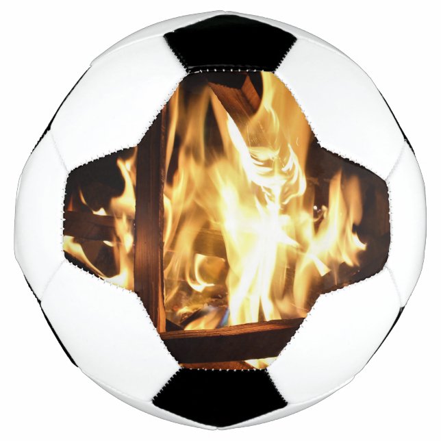 Bola De Futebol Através das chamas (Frente)