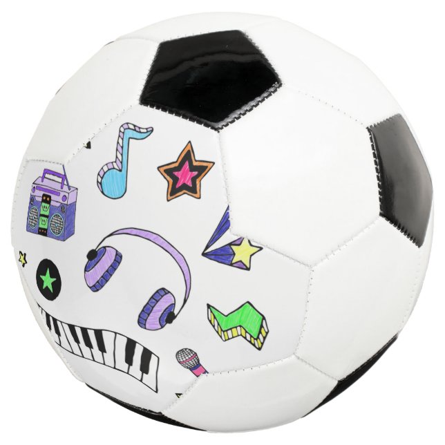 Bola De Futebol Aumente a música (Três quartos)