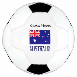 Bola De Futebol Austrália Bandeira Australiana Nome Personalizado