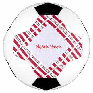 Bola De Futebol Áustria Bandeira Austríaca Personalizada Vermelha 