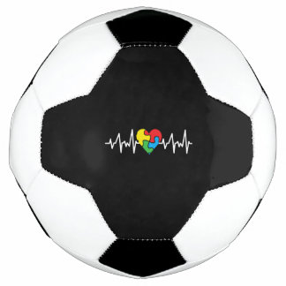 Bola De Futebol Autism Heart Beat Autism Awareness Day